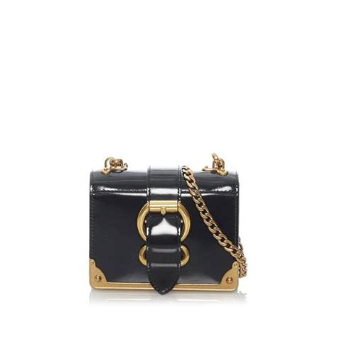 Prada Micro Spazzolato Cahier Bag 